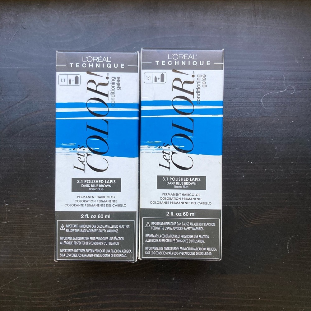 L’Oréal Permanent Hair Color Polished Lapis dark blue brown